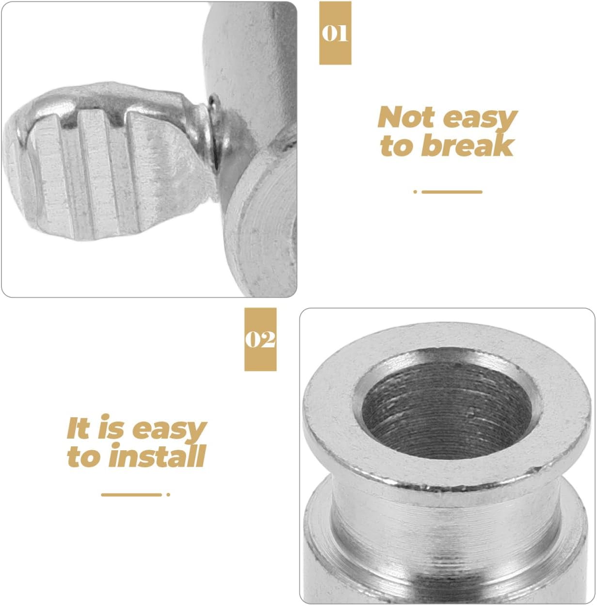 SUPVOX Rotisserie Spit Rod Stopper - Universal Grill Rotisserie Accessory for Smooth Rotation and Rod Stability Lightweight 0.98X0.74X0.70In Grill Fixator for Outdoor Cooking