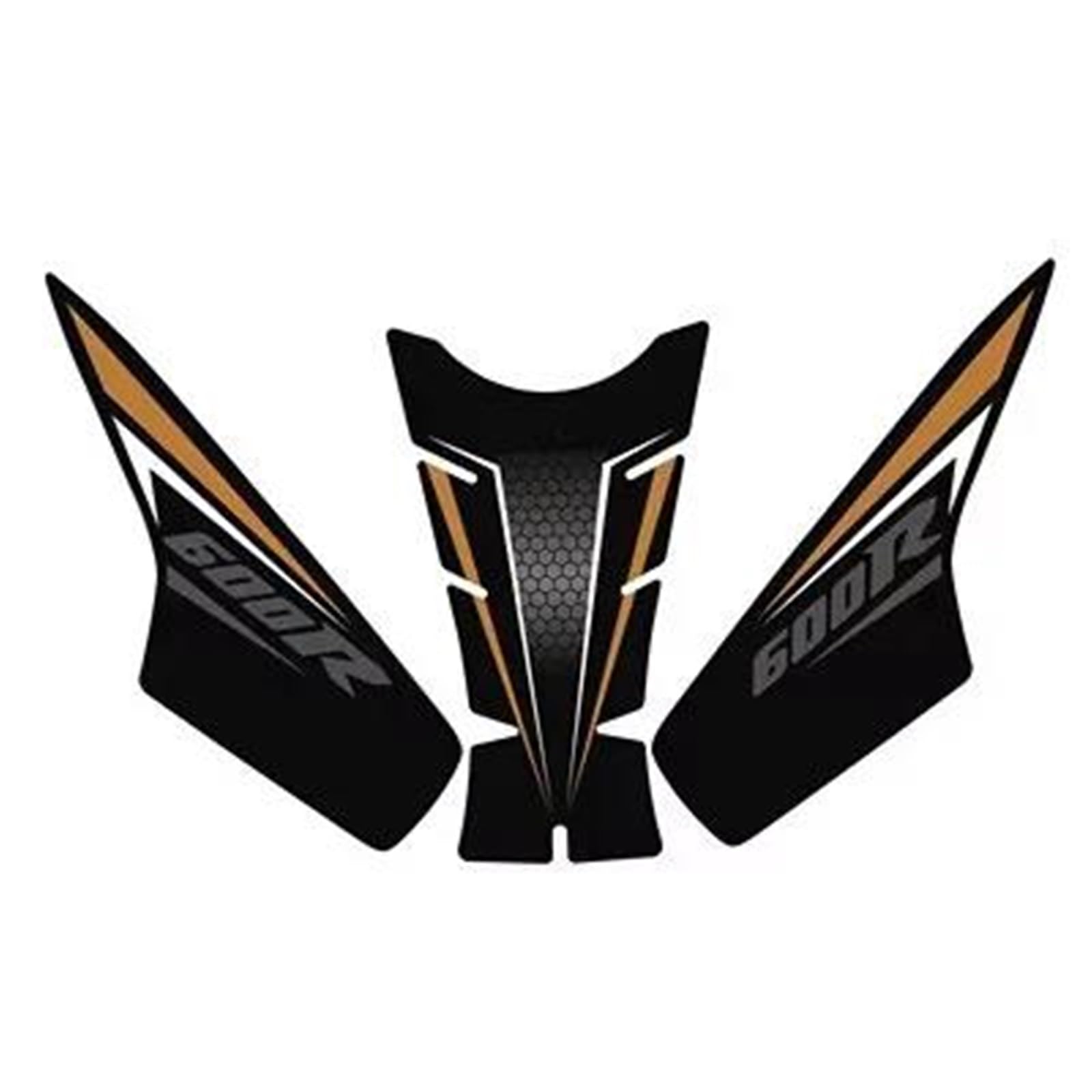 Jtwmty Color2 Motorcycle Protector Anti Slip Tank Pad Side Traction Sticker For Qjmotor Race 600 Race600 Rr Bike Tank Film(Color2)