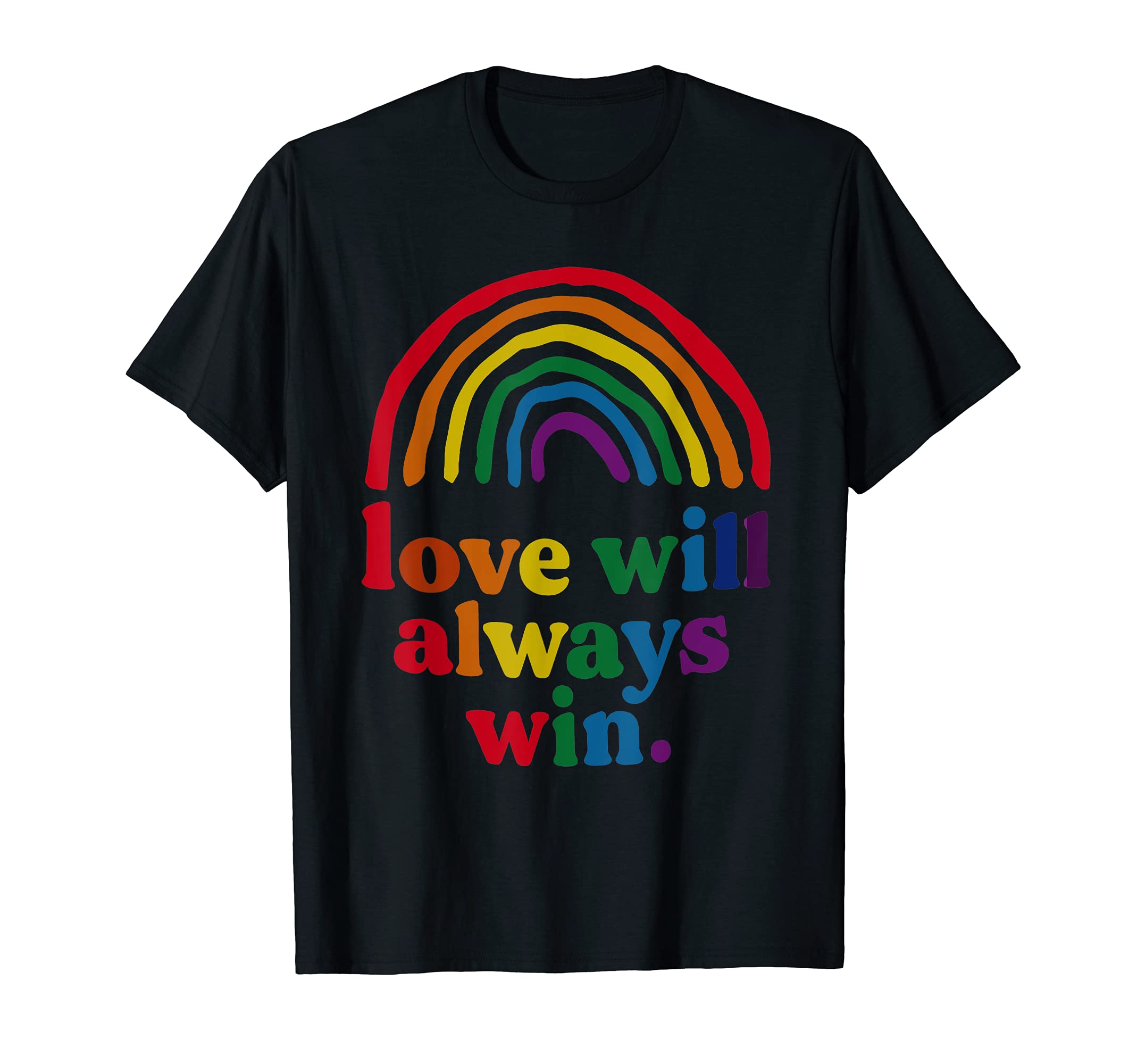 Love will always win Pride Rainbow kid child LGBTquote fun T-ShirtOEKO-TEX STANDARD 100