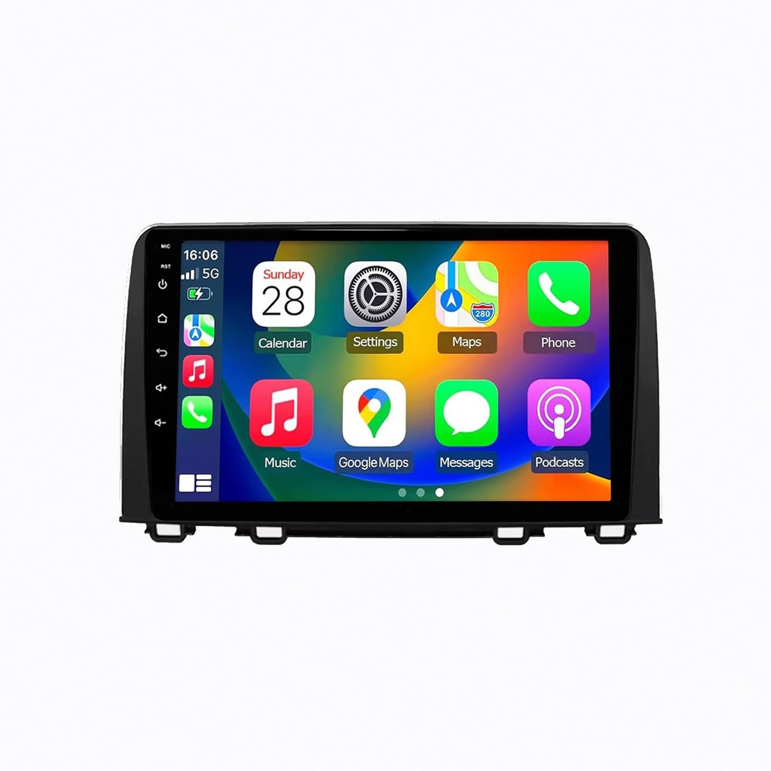 Radio Macchina Touch Screen per Honda CRV 2017-2021 Wireless Carplay Android Auto Stereo Auto Bluetooth Ips con Pantalla Táctil con Gps, 4 Nucleo 4G+64G