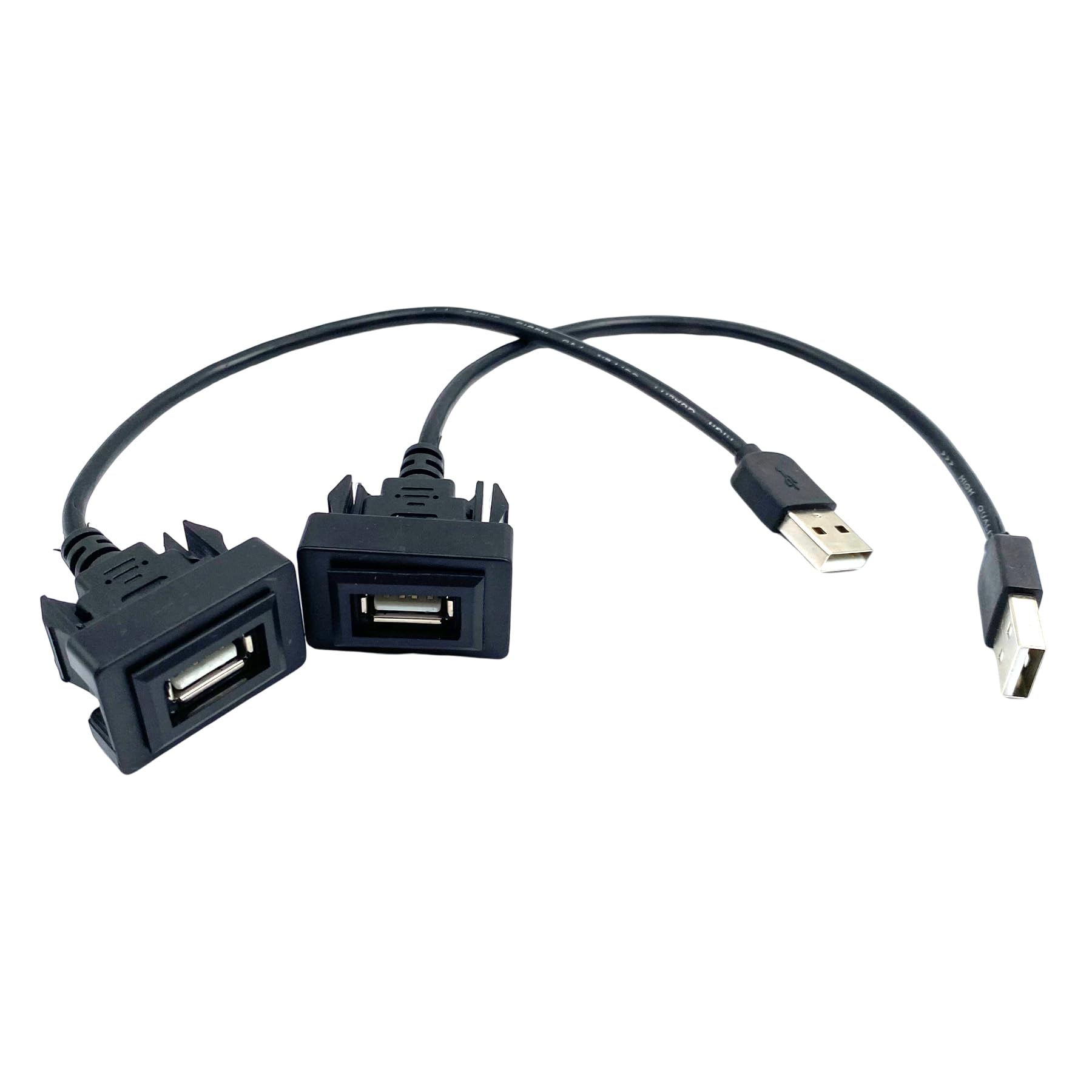 Amazon.com: Bstenky 2Pcs Male to Female USB Port Vehicle Power