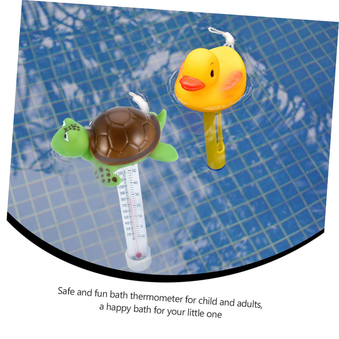 BESPORTBLE 4 Pz Termometro dell'acqua galleggiante termometro galleggiante per immersione a freddo per la temperatura dell'acqua del bagno per piscina carino attrezzo