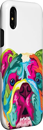 Miniatura 9 de iPhone 14 Pro Max Pop Art English Bulldog Pet Paw Regalo Hombres Mujeres Dog Lover Case