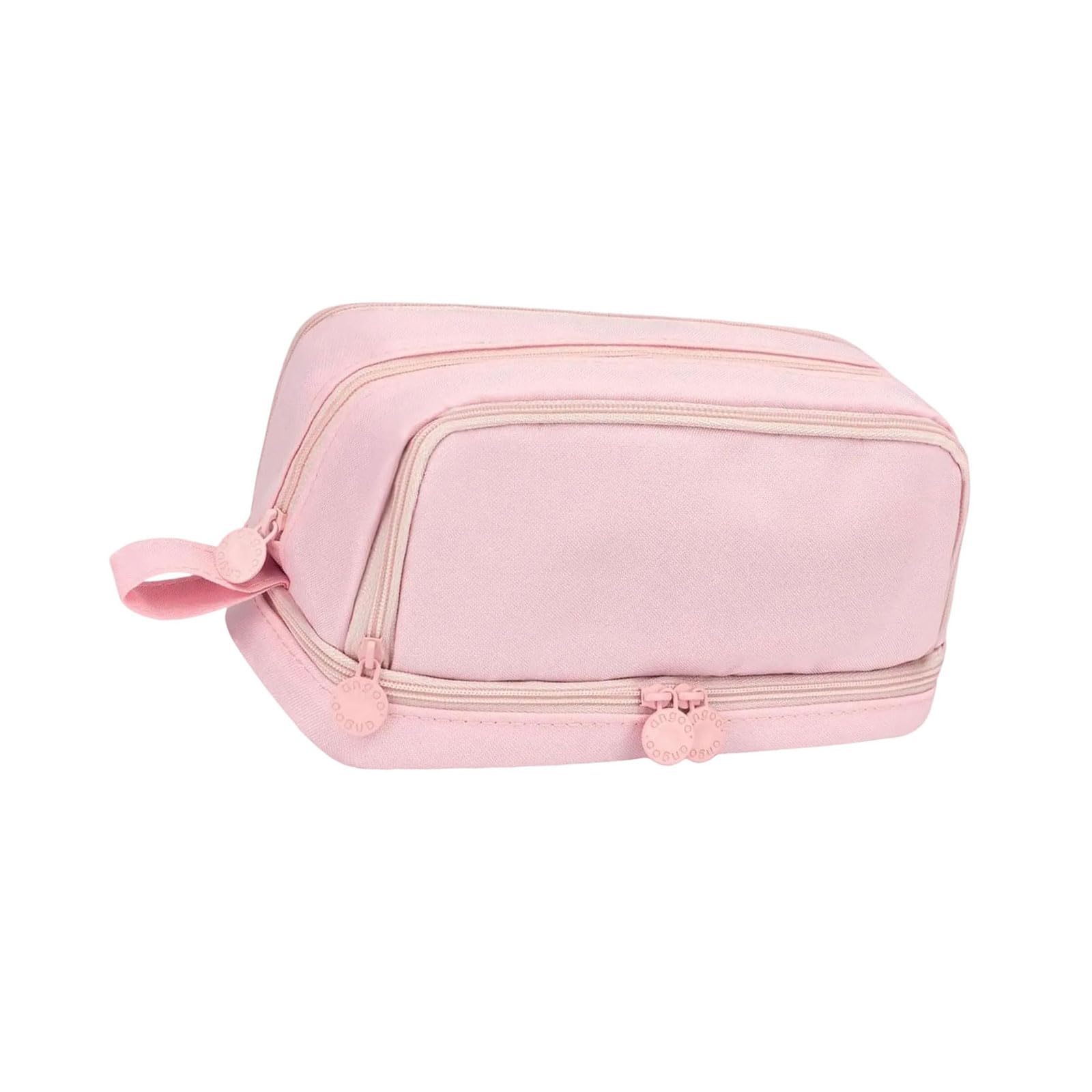 Kalttoy Simple Pencil Pouches Pen Bag Double Layers Pencil Case Color Bag Aesthetic Pen Case Back to School Supply Double Layers