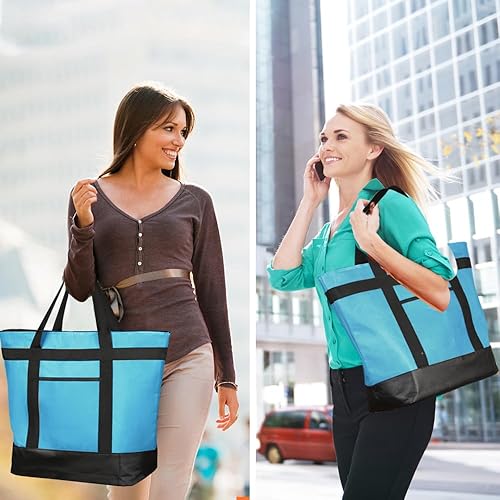 Miniatura 5 de CIVJET Bolsa de mano reutilizable aislada para compras de comestibles para mujereshombres, pizzabolsa de entrega de alimentos para mantener la