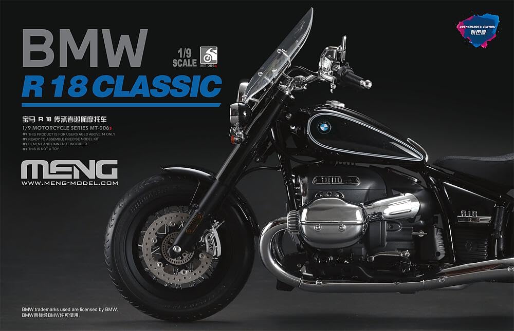 MENG 914157-1/9 BMW R18 Classic, coloriert - Maßstab 1:9