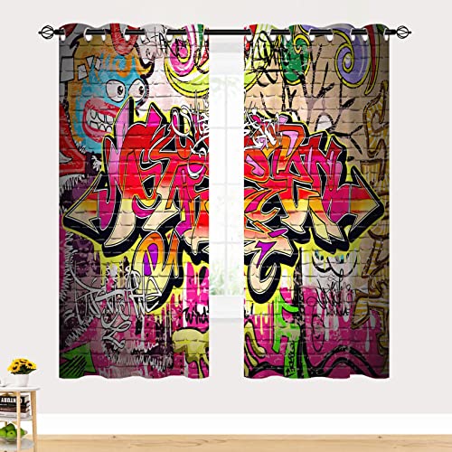 YUANZU Graffiti Curtains - Image 2