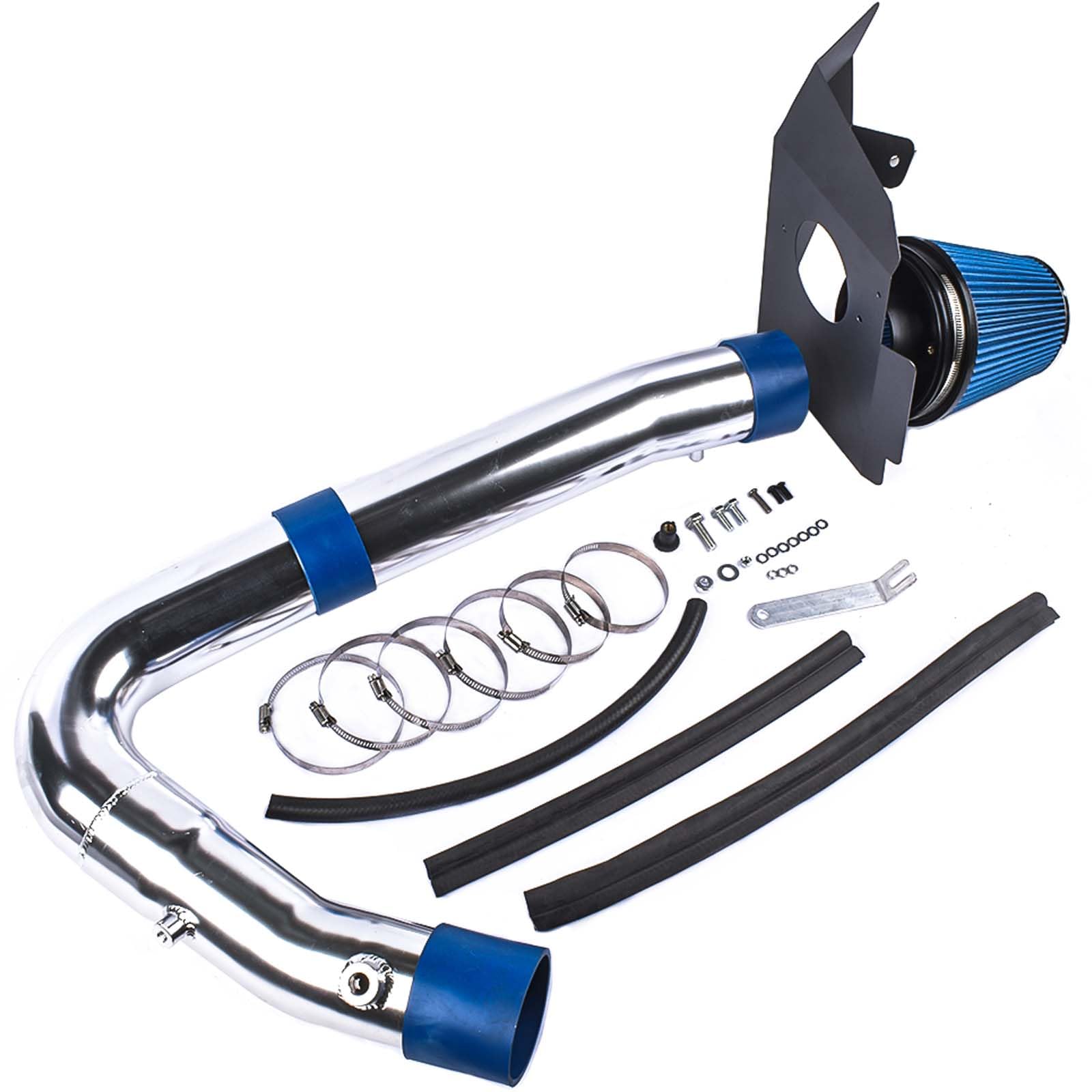 Filtro di ricambio per presa d'aria fredda blu a secco per Chrysler 300 300C Dodge Charger Challenger 3.6L V6 HI-DG-12BL 2011-2020