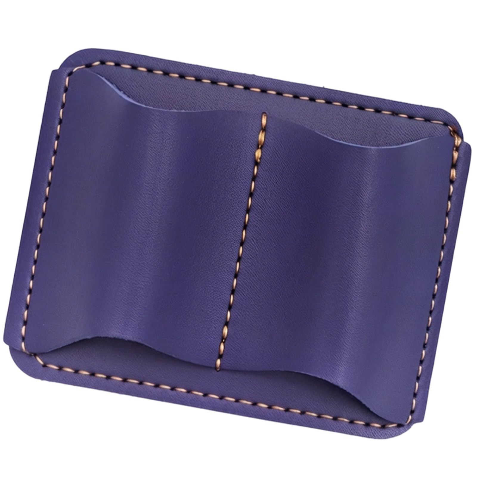 TFAOYS Double Pen Holder Pen Organizers Featuring Release Mechanism and PU Leather Construction for Daily Use Retro PU Leather Clip