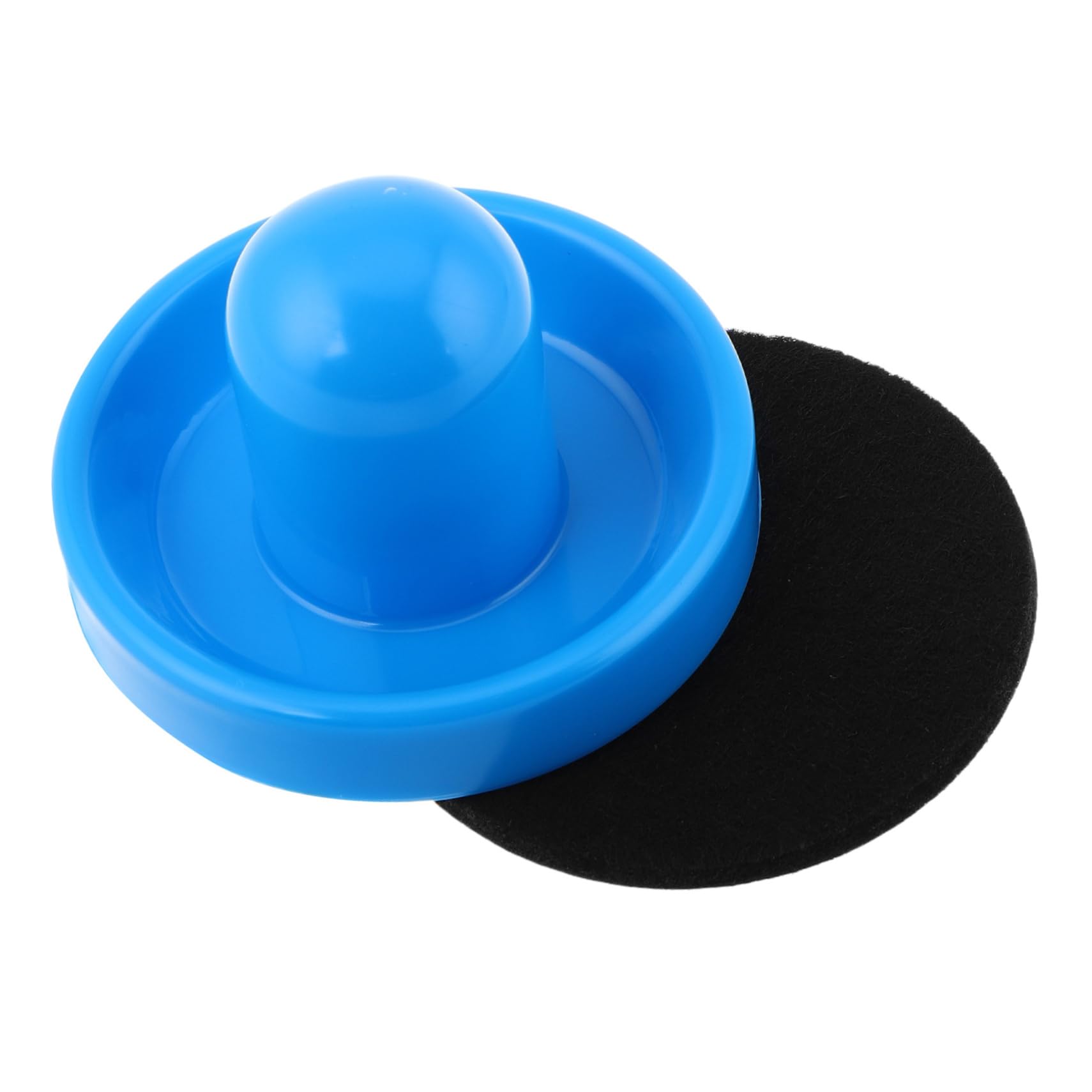Beatifufu Mini Air Hockey Pushers Tabletop Game Accessories Air Hockey Paddles Replacement Strikers 96mm Pusher Velvet Bottom