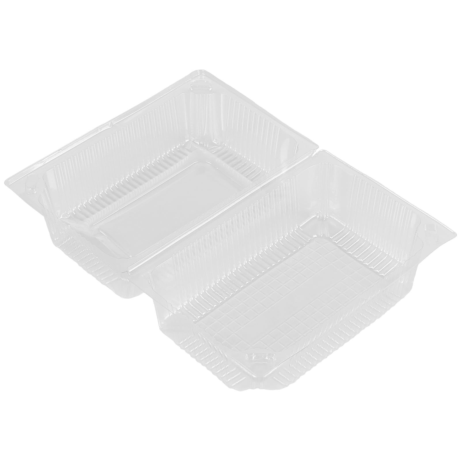 KEILEOHO Przezroczyste pude?ka na babeczki, 150 sztuk, 18,5 x 12 x 9,5 cm, tworzywo sztuczne PET