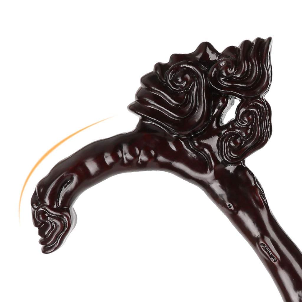 Amazon.co.jp: 高齢者の杖の木彫り滑り止めステッキシニア99 cm