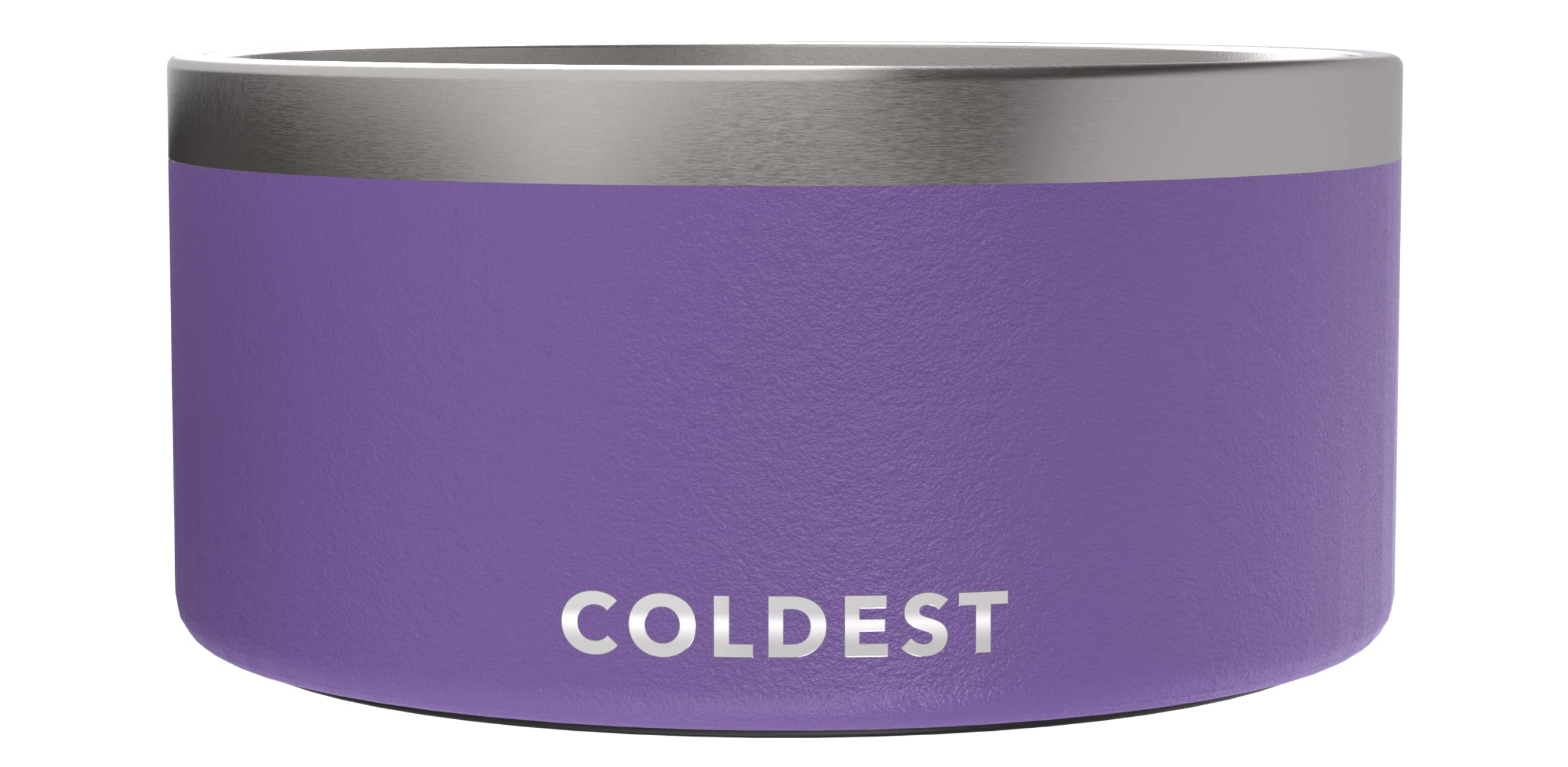 Coldest Dog Bowl, Insulated Stainless Steel Bowl (Galaxy Purple, 200 oz)