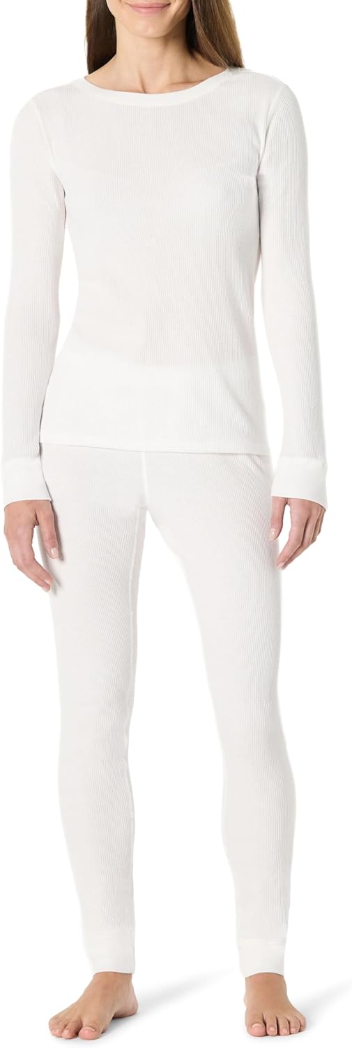 Amazon Essentials Women's Waffle Slim Fit Pajama Set