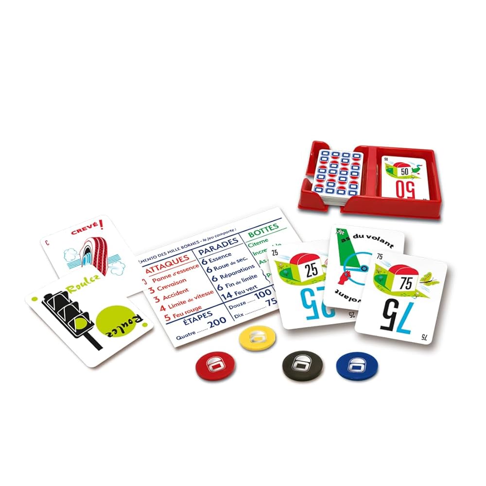 Dujardin – Mille Bornes Prestige 70 Ans – Jeu de société