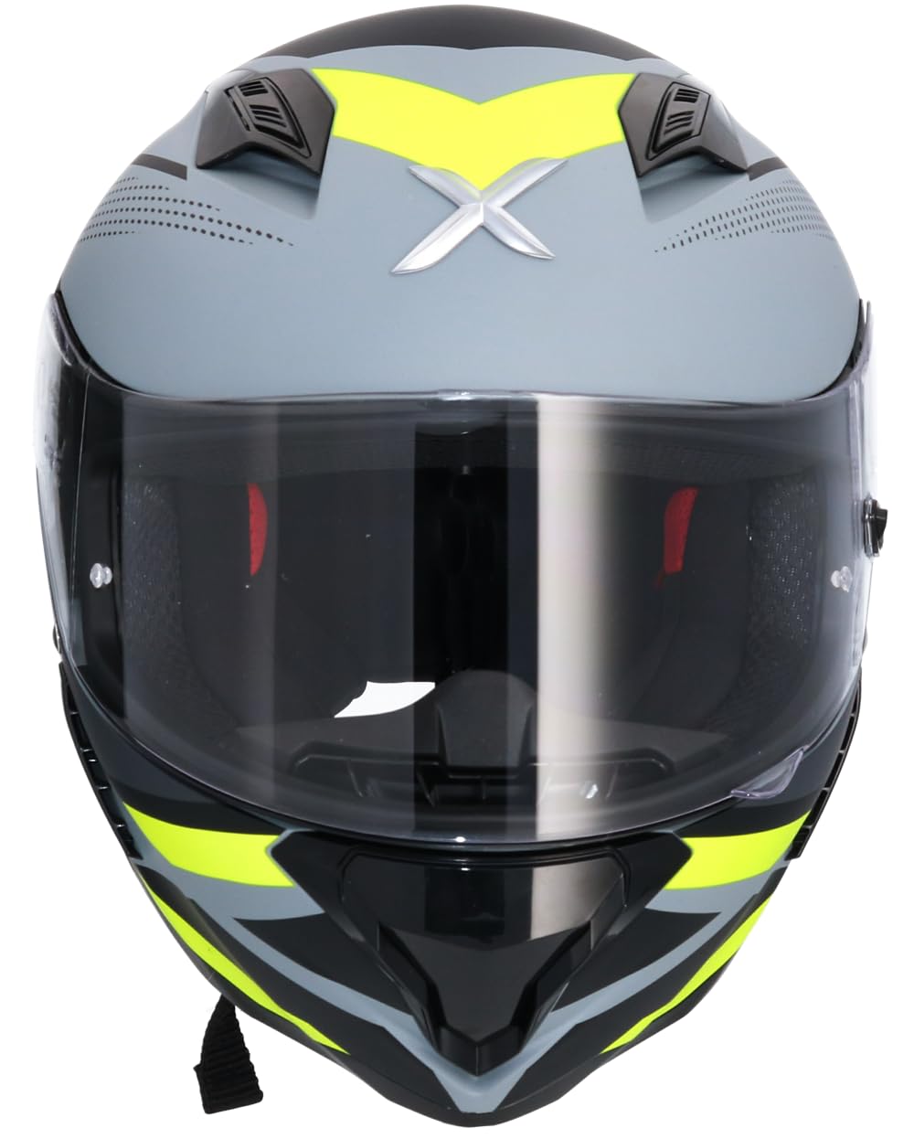 Shiro Helmets Casco Integral Modelo Hunter Negro Mate Amarillo Flúor Cornet Totalmente Homologado (L 59/60)