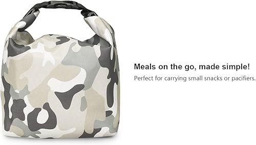 Miniatura 4 de MOV COMPRA Bolsa aislante para refrigerios, bolsas reutilizables para sándwiches y aperitivos, a prueba de fugas, bolsa de almuerzo pequeña para