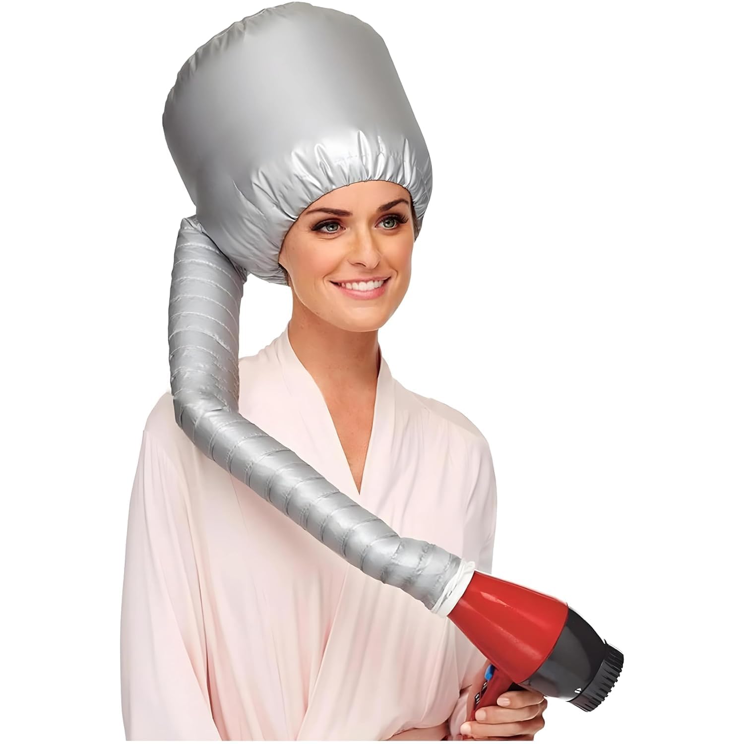 Hair Dryer Bonnet Hood Cap – Thermal Hair Spa & Heating Cap for Deep Conditioning, Quick Dry, Hot Oil Treatment, and Styling at Home or Salon for Women & Girls