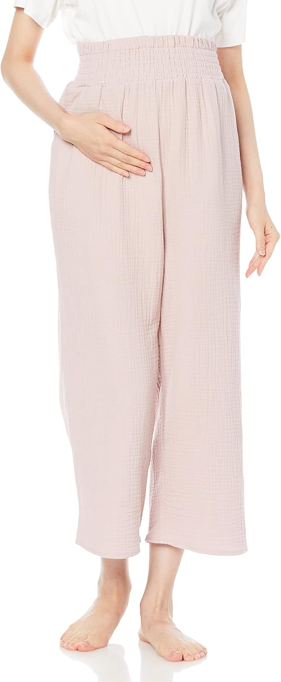 Amazon | [ジェラート ピケ] マタニティガーゼロングパンツ