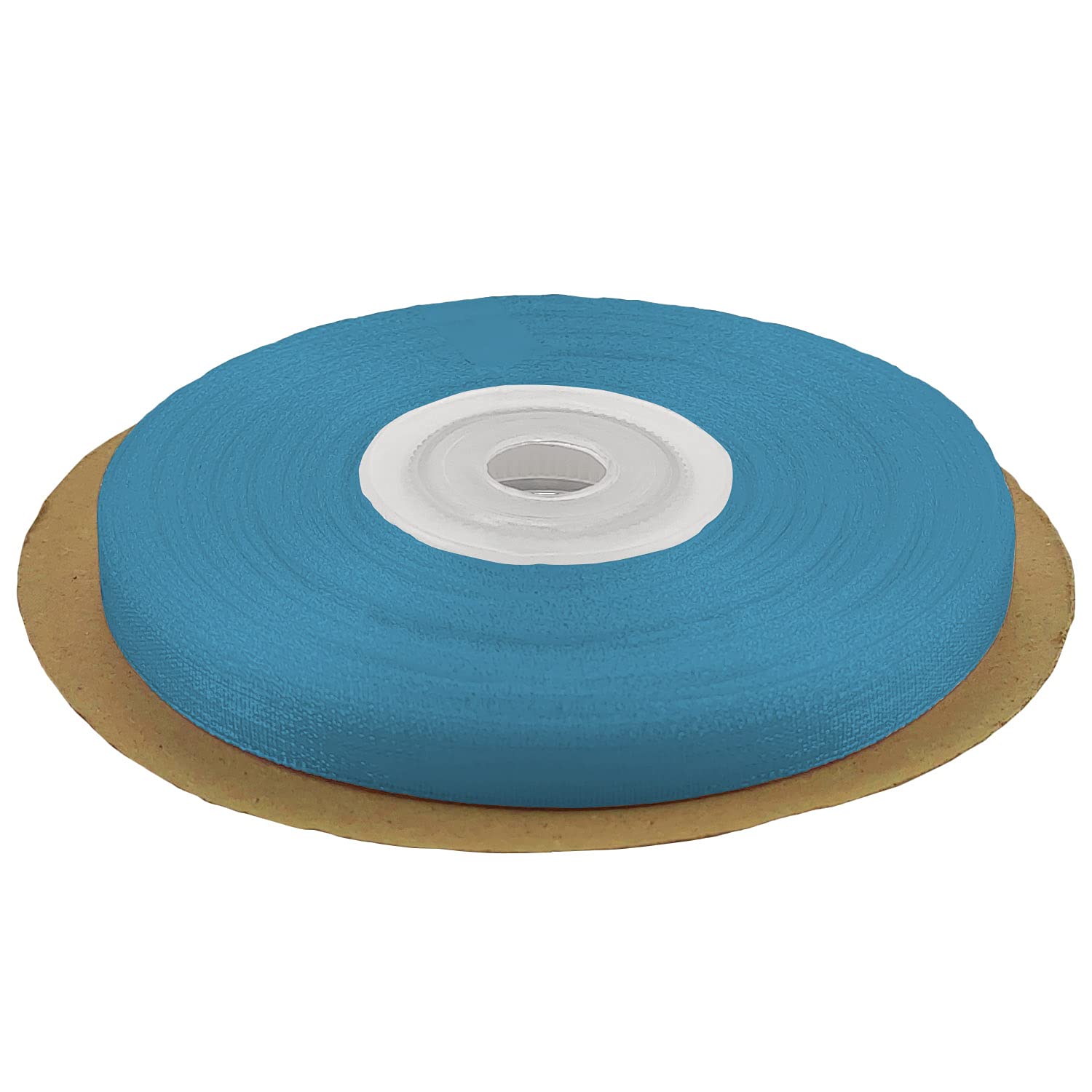 Netuno 1 roll of Satin Organza Ribbon Turquoise 6 mm x 32 m (0.24 in x 12.6 in) Decorative Fabric Ribbon for Gifts Crafts Weddings Communion Baptism Christmas Birthdays Wrapping Scrapbooking DIY