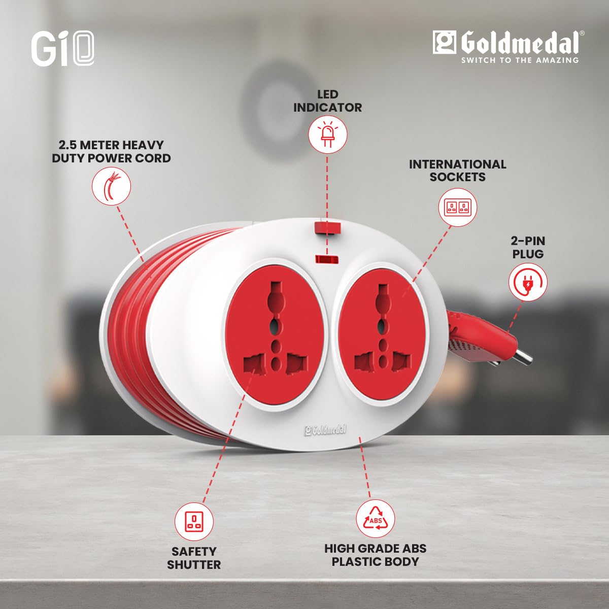 Goldmedal Gio 2-Pin Extension Board 2026 (04 Apr)