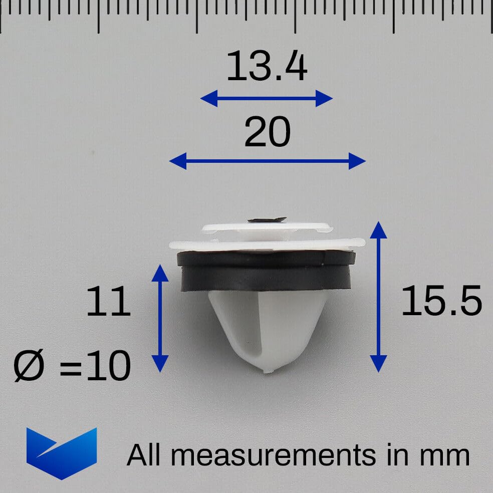 OOGEWSD 10個入り Fit For スライド式サイドドア機構カバークリップ Fit For フォルクスワーゲン トランスポー
