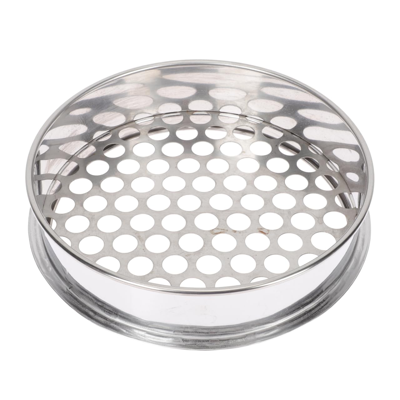 PRETYZOOM Multi-purpose Round Hole Sieve Blueberry Sieve Stainless Steel Bean Sifter Grading Sieve