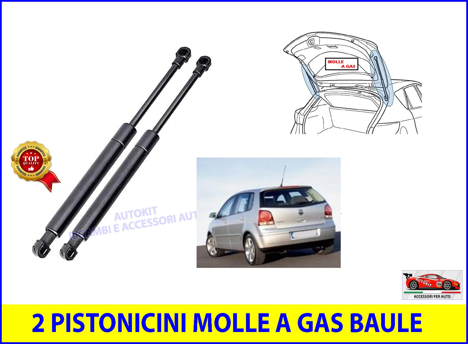 2 Pezzi Auto Molle A Gas Pistoni Ammortizzatori Baule Per Suzuki Alto 2009-2016, Portellone Posteriore Bagagliaio Struts Bar Molla Gas Barra Di Supporto Cofano Accessori - Foto 14