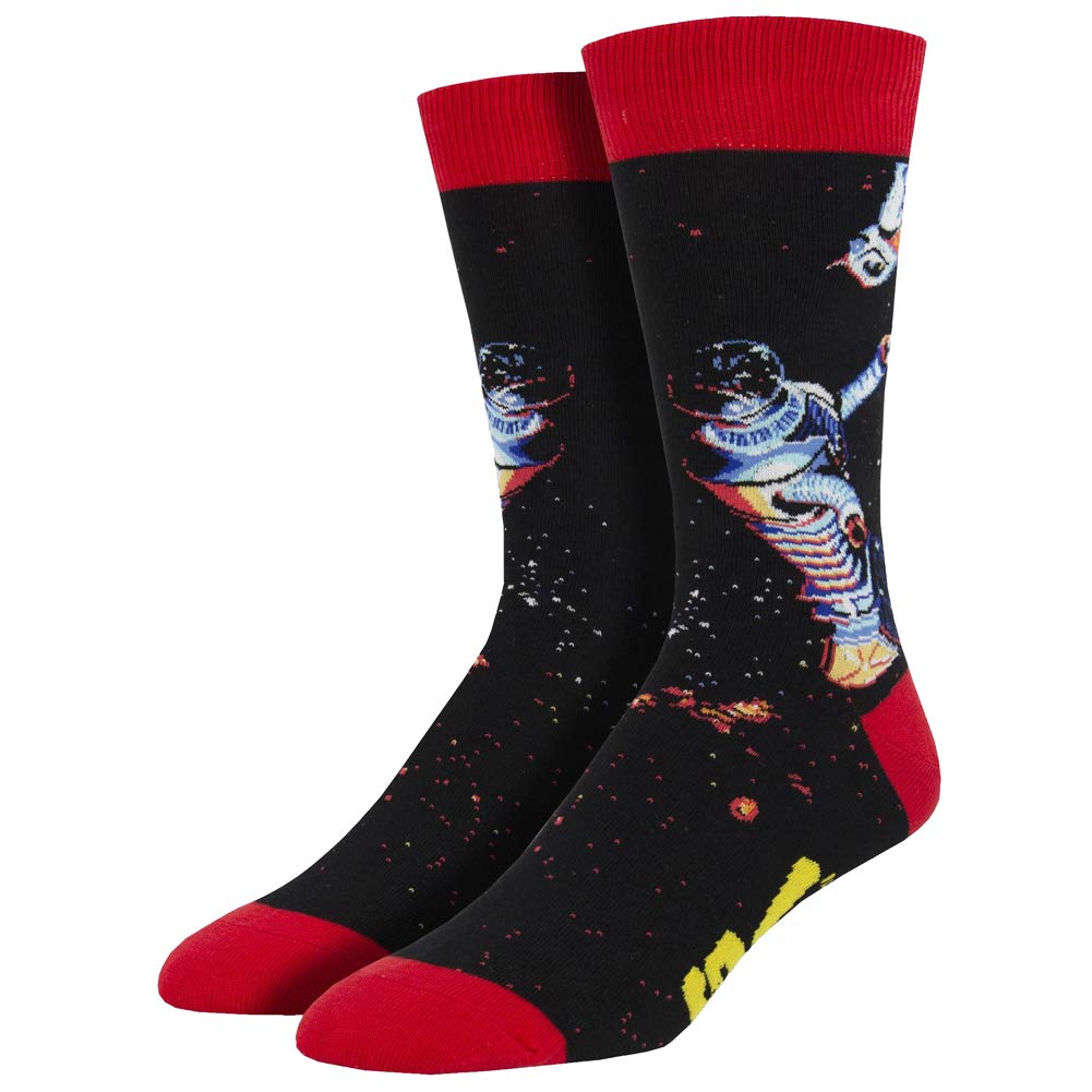 Socksmith Lost in Space Black 10-13 (Men's Shoe Sizes 7-12.5)