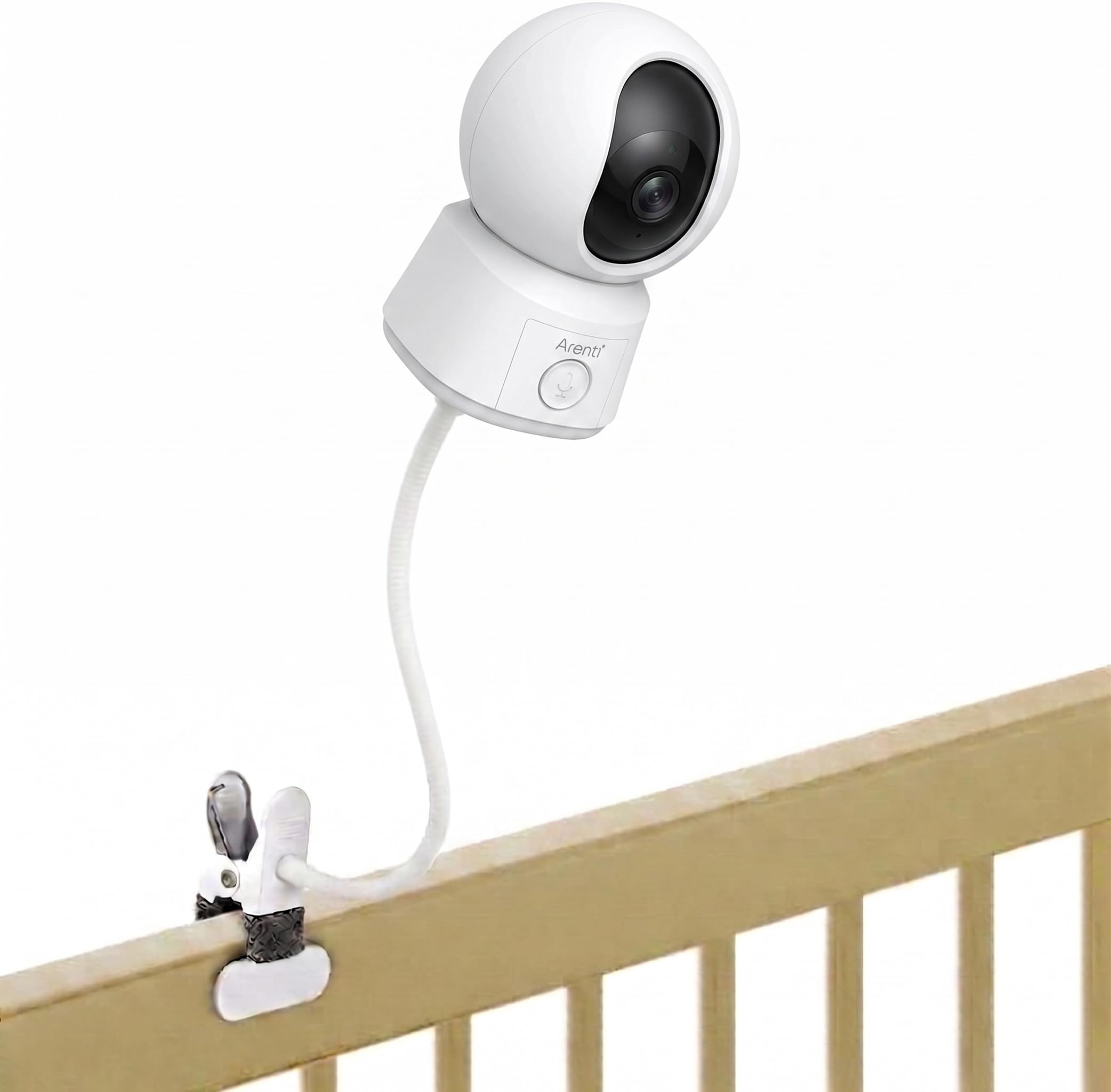 Support pour babyphone ARENTI avec caméra B2, support universel pour babyphone ARENTI B2, fixation flexible, support de serrage pour appareil photo avec alésage fileté standard ¼-20