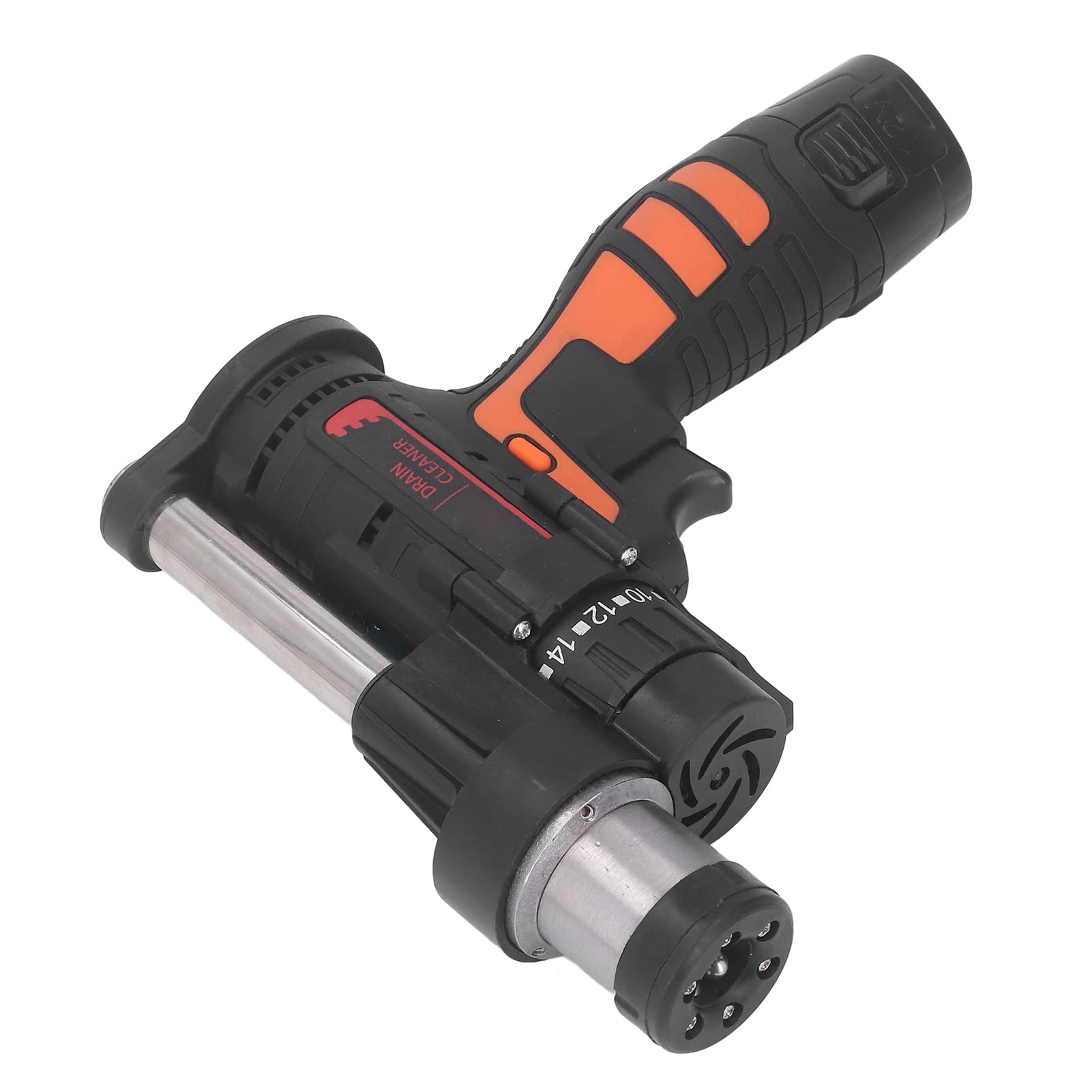 Rimuovi intasamento elettrico, efficiente 0-500 giri/min manico ergonomico versatile sturante scarico ad alta potenza di ingresso per la pulizia (4,5 metri / 14,8 piedi)