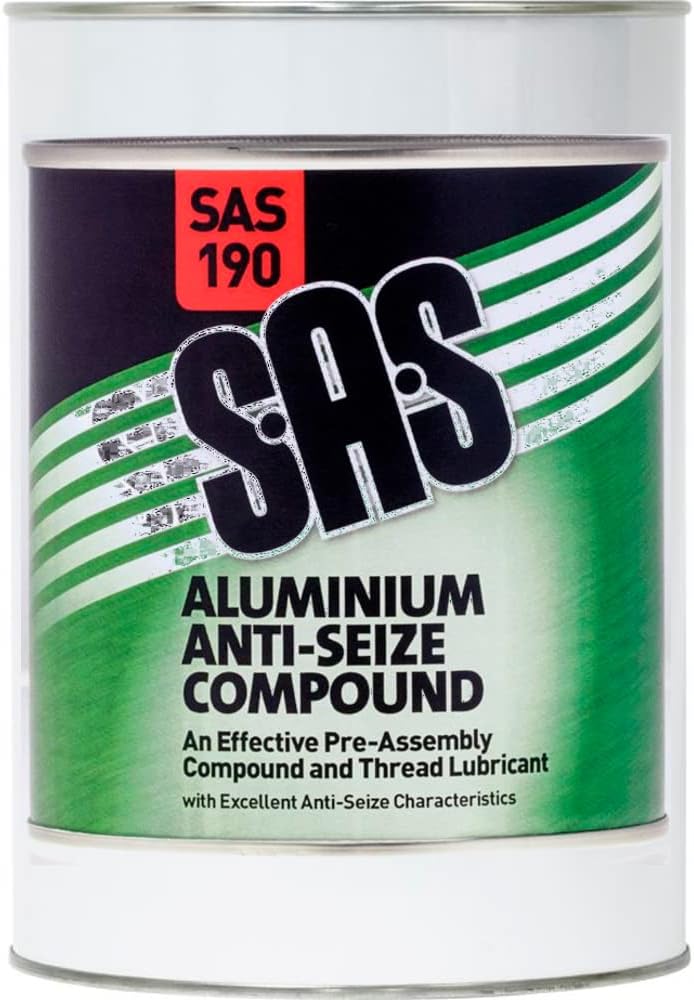 Aluminium Anti-Seize Compound Assembly Grease for All Threaded Items SAS190