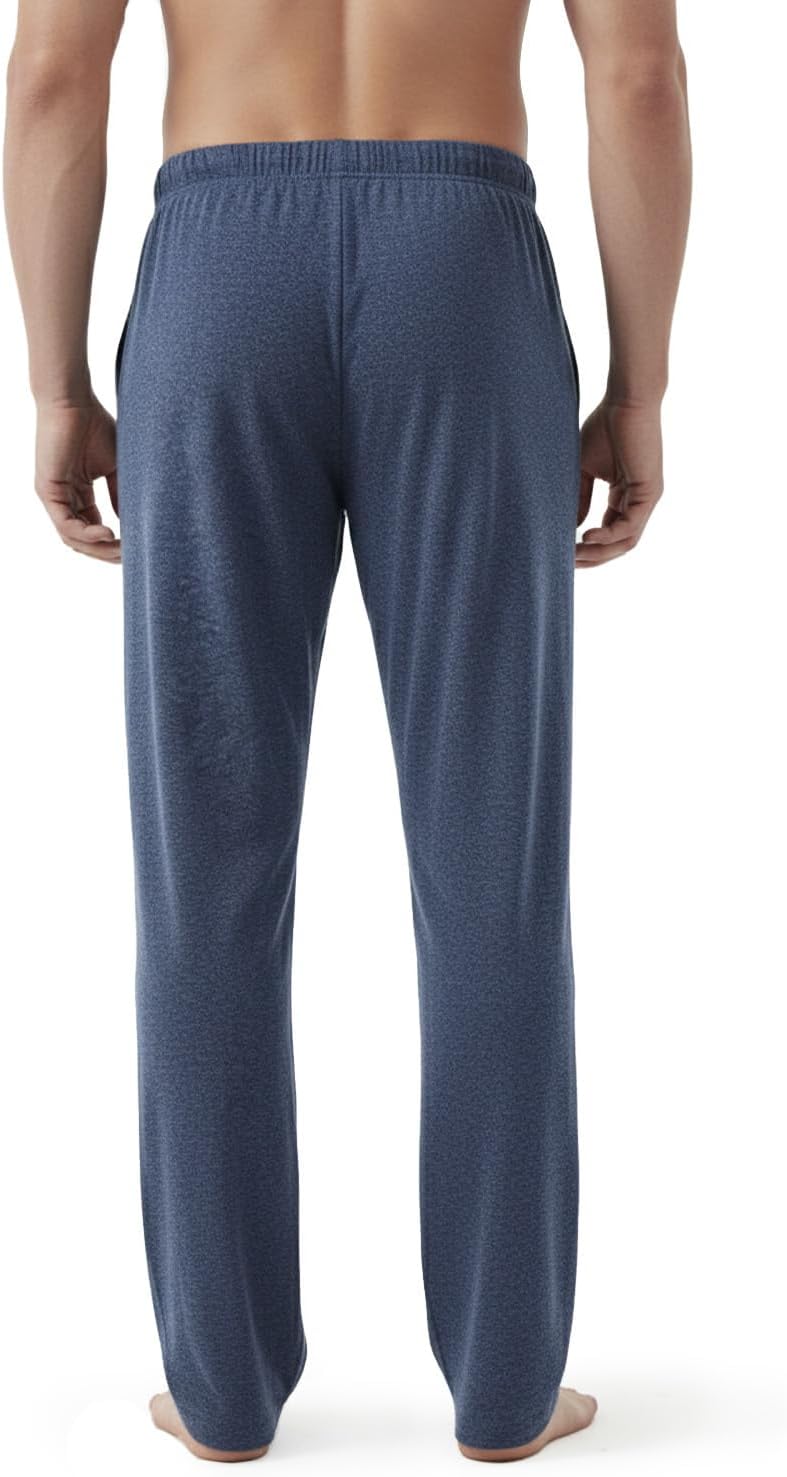 Zylioo Men's Tall Lounge Pajama Bottoms for 6ft+ Guys Soft Sleep Pants with Pockets for Home Relaxing - Image 3