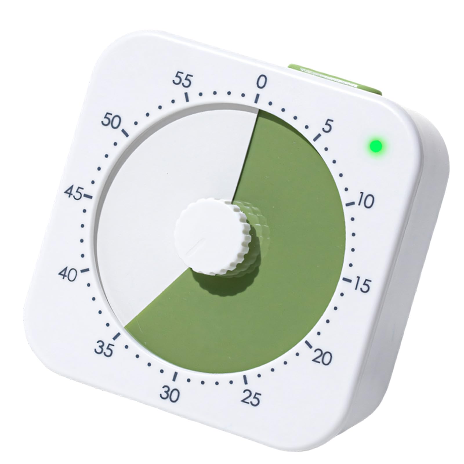 Rotary Visual Timer for Learners, Desk Countdown Timer for Homework Periods, Classroom Tasks, and Study Routines Visual Study Classroom Homework Rotary Desk Reading Practice Task Pacing Shared Kitchen
