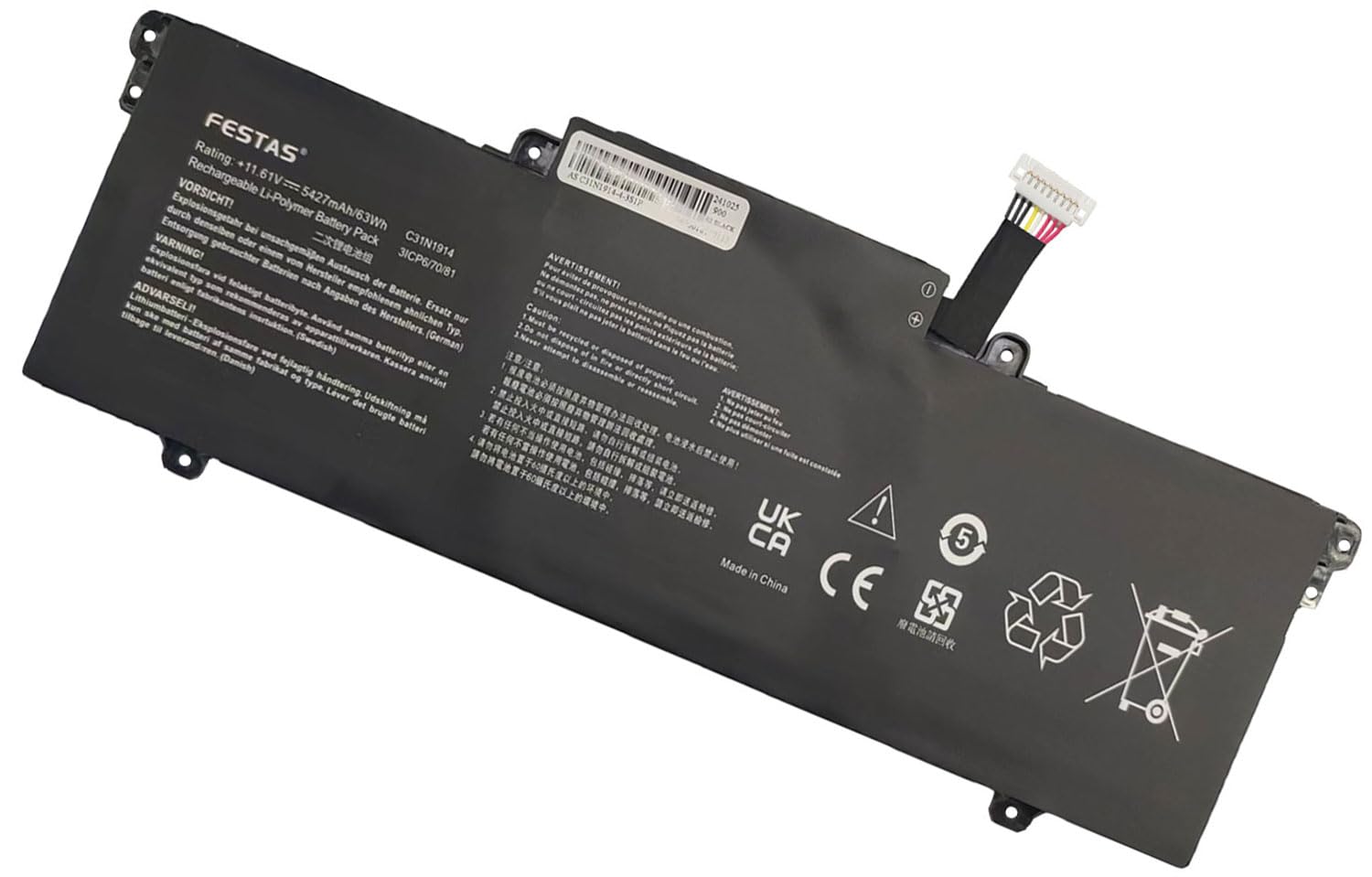 C31N1914 Batterie Compatible Avec ASUS UX425QA UX435EAL