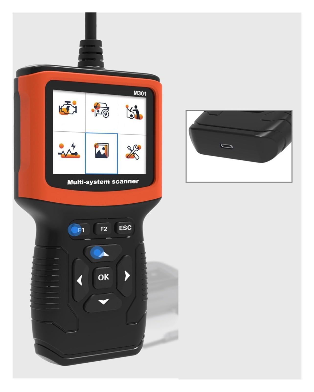 Narzędzie testowe Precision Engine Tester OBD2 Podstawowa diagnostyka usterek samochodowych dla ABS Łatwy w użyciu