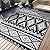 OLANLY Outdoor Rug Waterproof 5x8 ft, Reversible Outdoor Plastic Straw Rug, Boho Patio Rug, Indoor Outdoor Carpet, RV Mat Outside for Patio, Camp, Picnic, Balcony, Deck, Backyard, Black & White