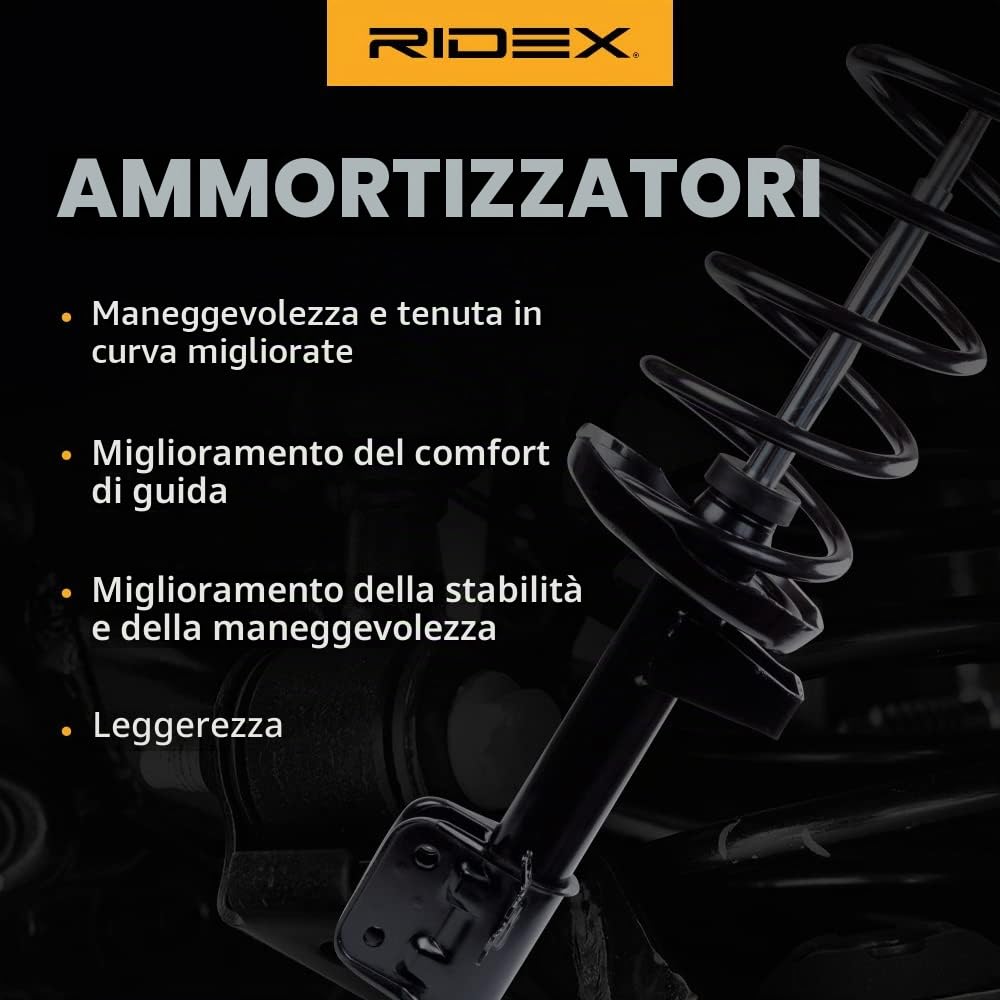 RIDEX 854S1598 2x Ammortizzatore Anteriore Anteriore Destra Anteriore Sinistra Compatibilità con BMW 3 Sedan E36