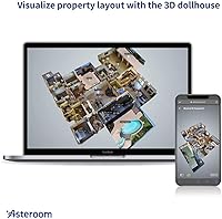 Vista 4 de Kit de bienes raíces de recorrido virtual 360 cámara 3D - El equipo incluye: trípode, rotor de cámara digital, lente de cámara ojo de pez
