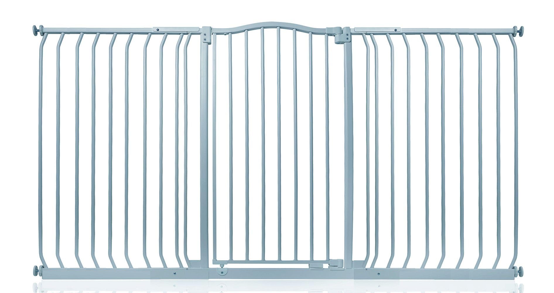 Safetots Extra Tall Curved Top Safety Gate, 116cm - 125cm, Matt Black, Extra Tall 100cm in Height, Pressure Fit Stair Gate, Baby Gate for Doors Hallways and Spaces, Safety Barrier, Easy Installation — view 15