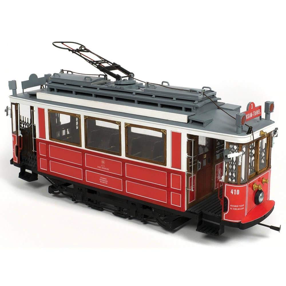 Occre Istanbul - SCULPTURE - Modell - Plastik - Rot - Tram - Tischplatte - Klassisch - Zuhause - Alle Jahreszeiten