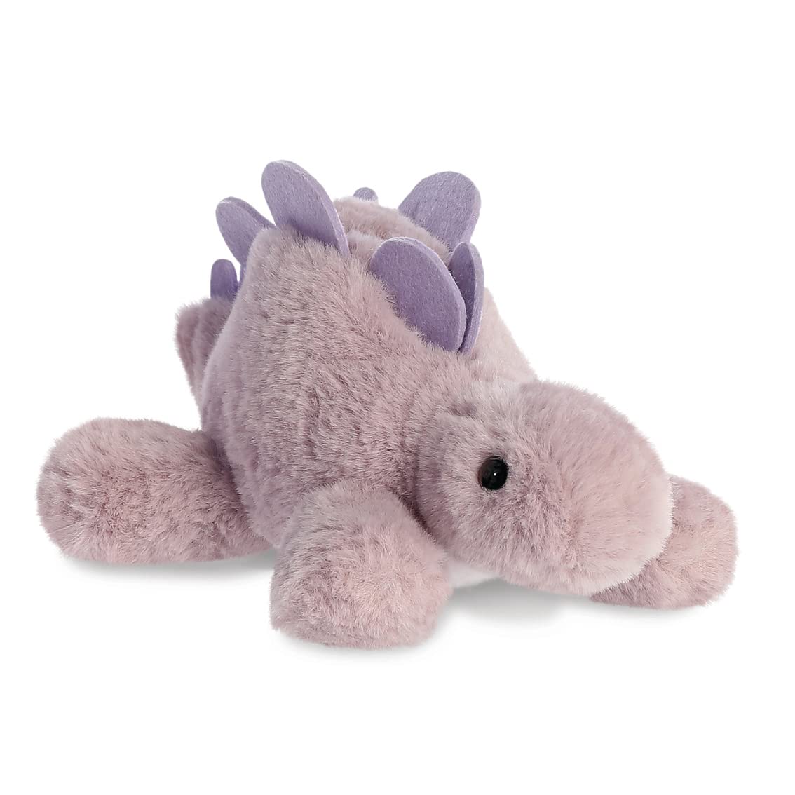 Aurora Mini Flopsie Triceratopo - Peluche Dinosauro Morbido 20,5 Cm - Eco-Friendly - Blu - Adatto Dalla Nascita
