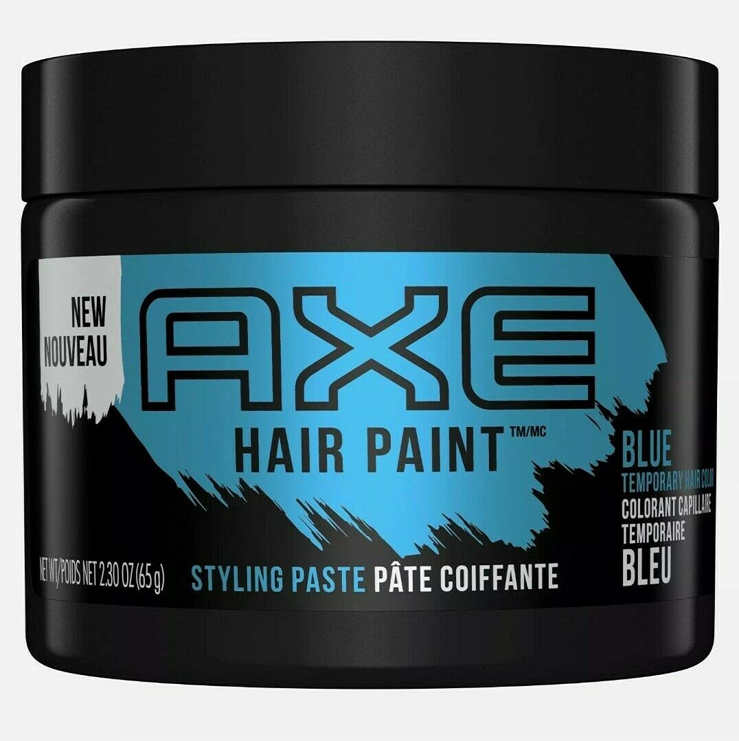 AXE Hair Paint Temporary Color Styling Paste Blue 2.3 oz (Pack of 3)
