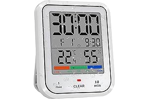 Geevon Digital Bath Clock: Elevate Your Shower Experience with Accurate Time and Ambiance Monitoring