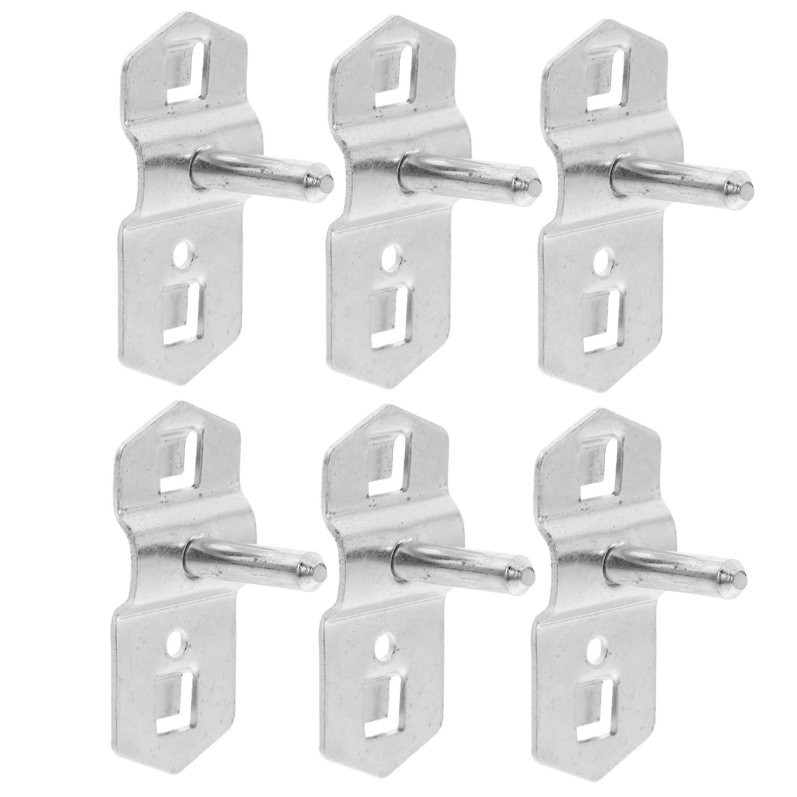 PRETYZOOM 6Pcs Heavy Duty Pegboard Hooks for Garage Storage Utility Tool Hangers for Organizing Items Versatile Pegboard Accessories for Home and Workshop Use