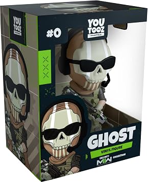 Youtooz Ghost 4.6" Vinyl Figure, Official Licensed Collectible Ghost from Call of Duty Modern Warfar 2 Video Game Figure, by Youtooz Modern Warefare 2 Collection