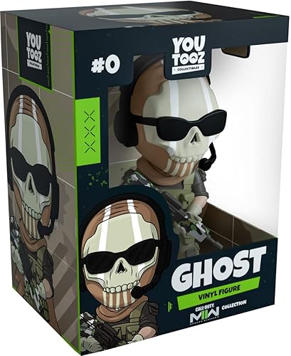 Youtooz Ghost 4.6" Vinyl Figure, Official Licensed Collectible Ghost from Call of Duty: Modern Warfare 2, Video Game Figure by Youtooz Modern Warfare 2 Collection - Ghost