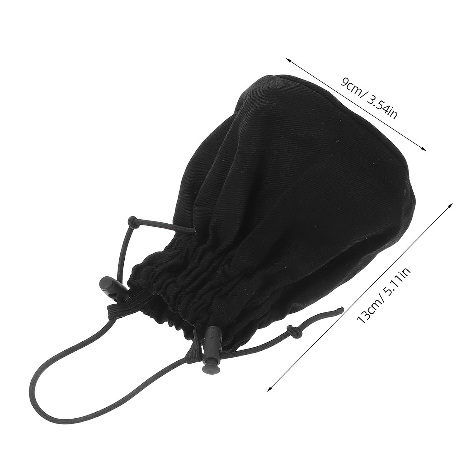 Hair Dryer Diffuser Bag Nylon Fabric Black Styling Tool