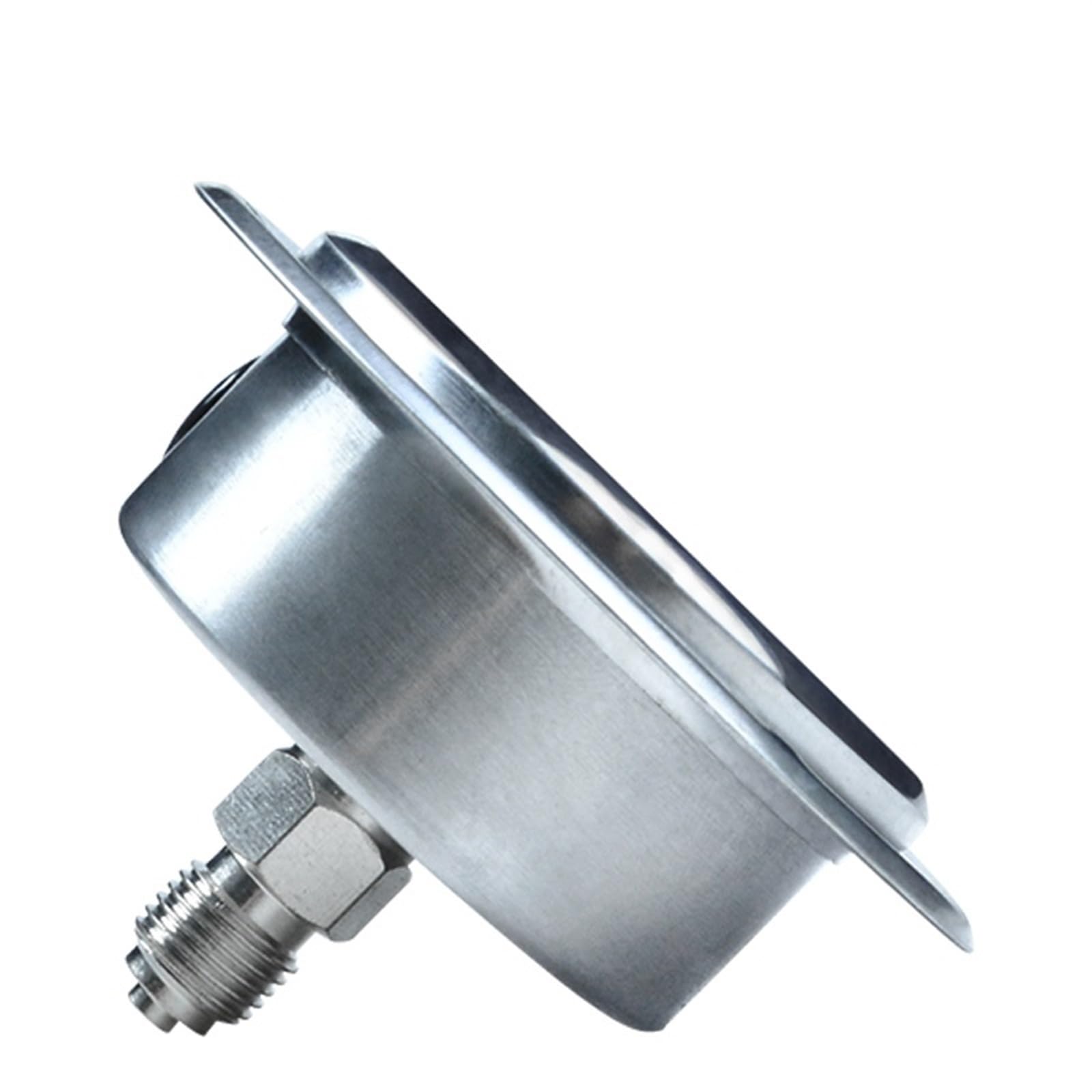 Manometro antivibrazione assiale 0-60Mpa Manometro Idraulico per Acqua, Olio e Aria in Acciaio Inox Resistente agli Urti con Filettatura G1/4 (Colore: 15pis, Dimensioni: 0-1,6Mpa)