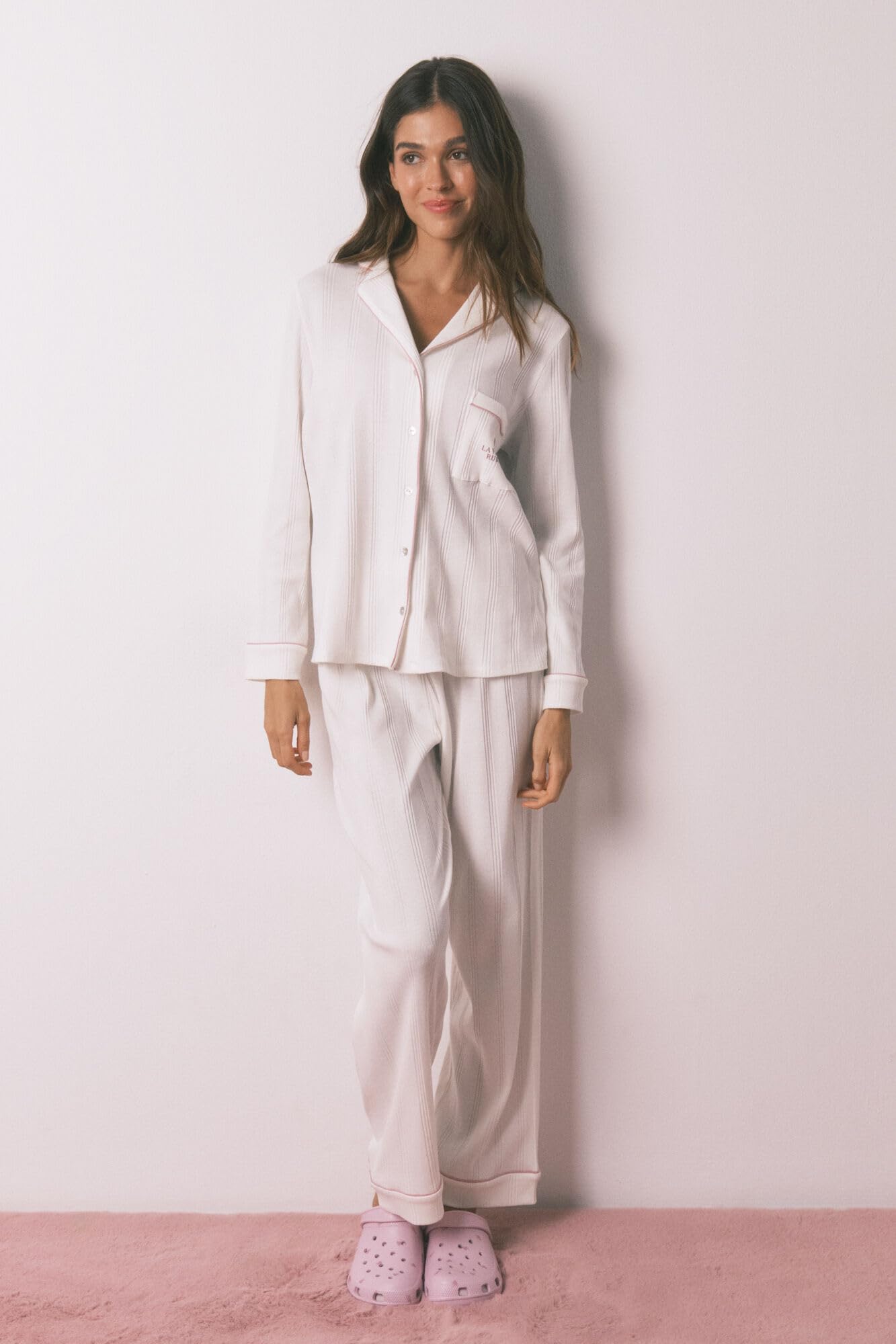 Women'secret Damen Pijama Largo La Vecina Rubia Schlafanzug